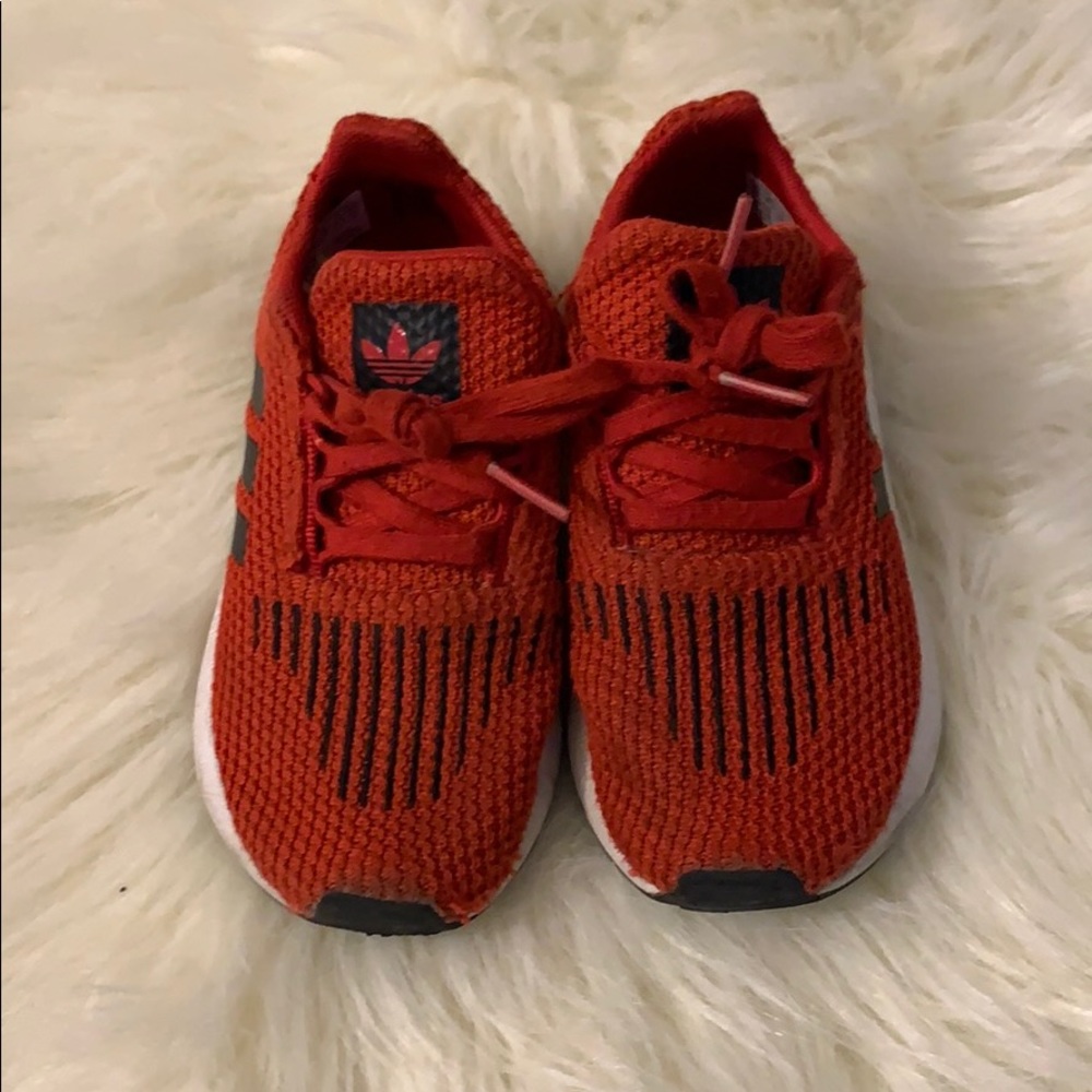 Red Adidas toddler 9